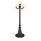 European 00370 Four White Globe Lantern Patio Lamp - Park Style